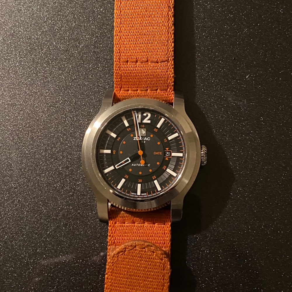 Authentic Zodiac Jet-o-matic men’s watch